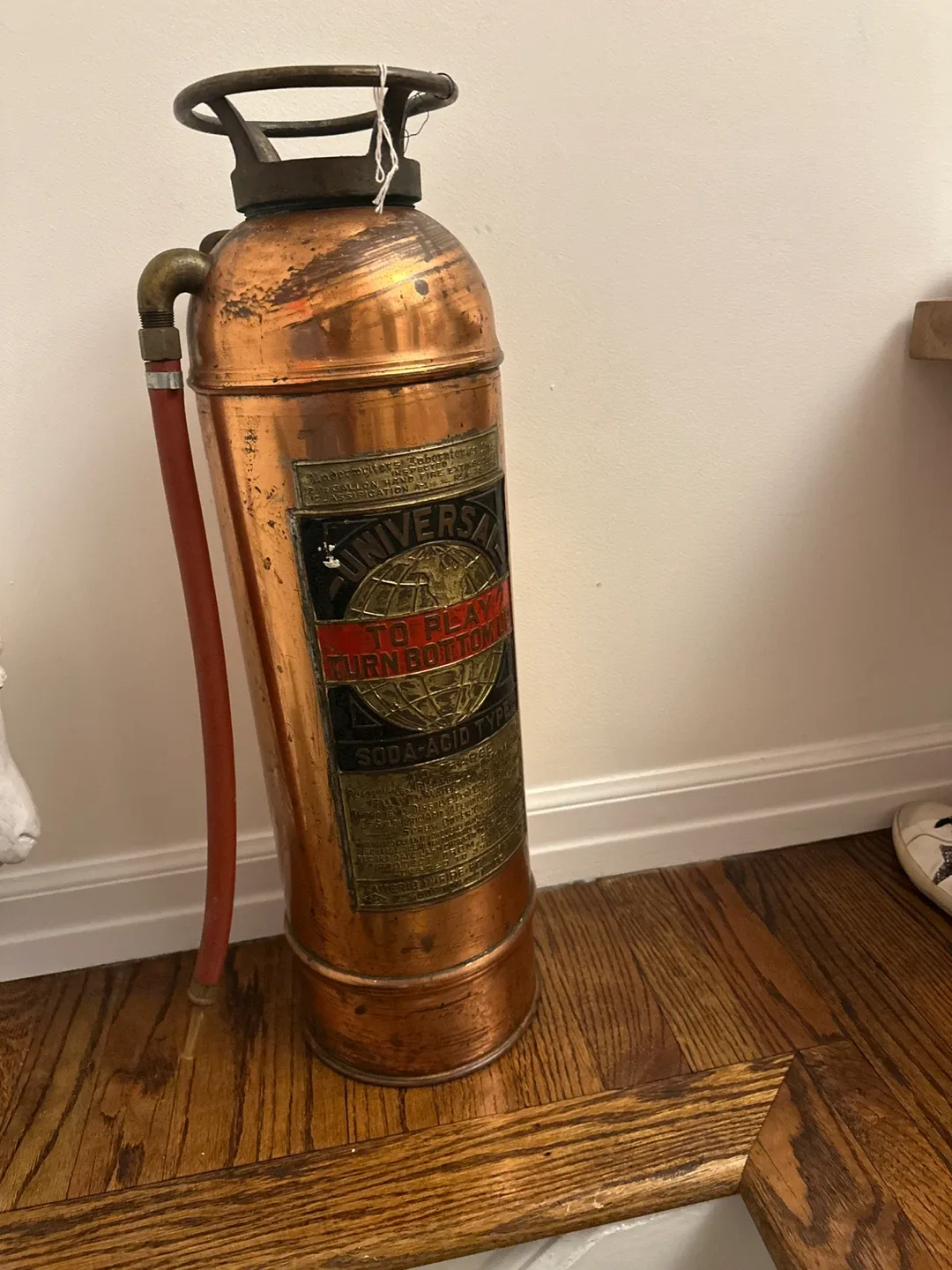 Vintage Universal Soda-Acid Type Fire Extinguisher