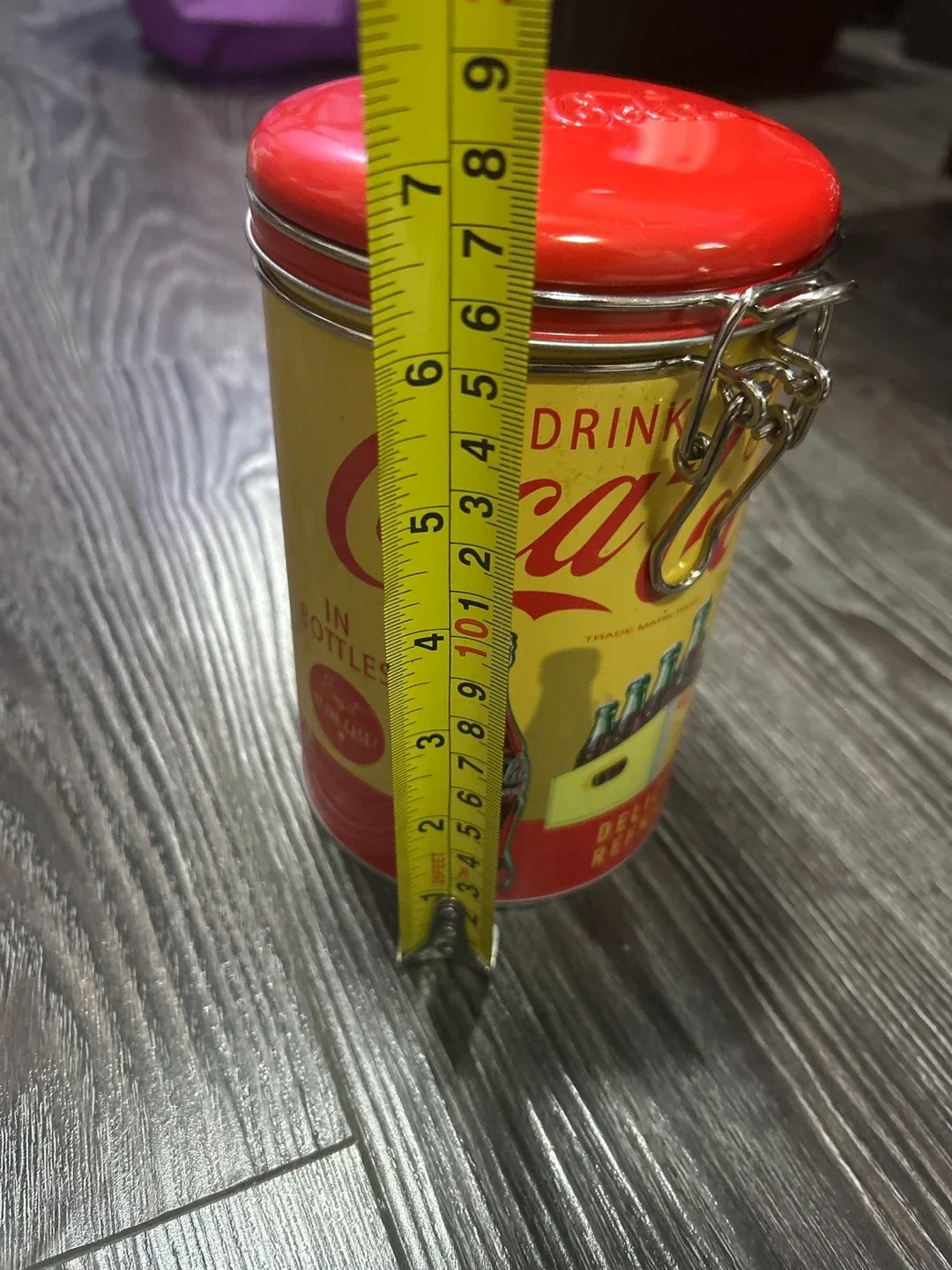Coca-Cola Tin Storage Container image indicator(3)