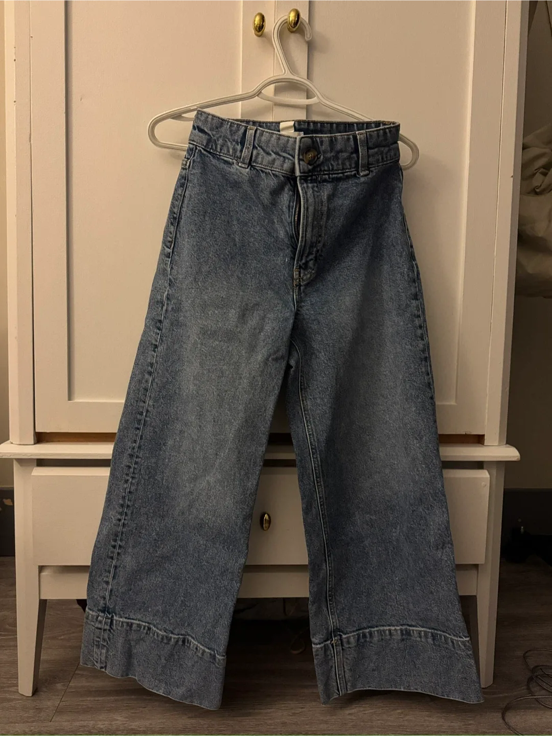 H&M Wide Leg Jeans - Blue image indicator(2)