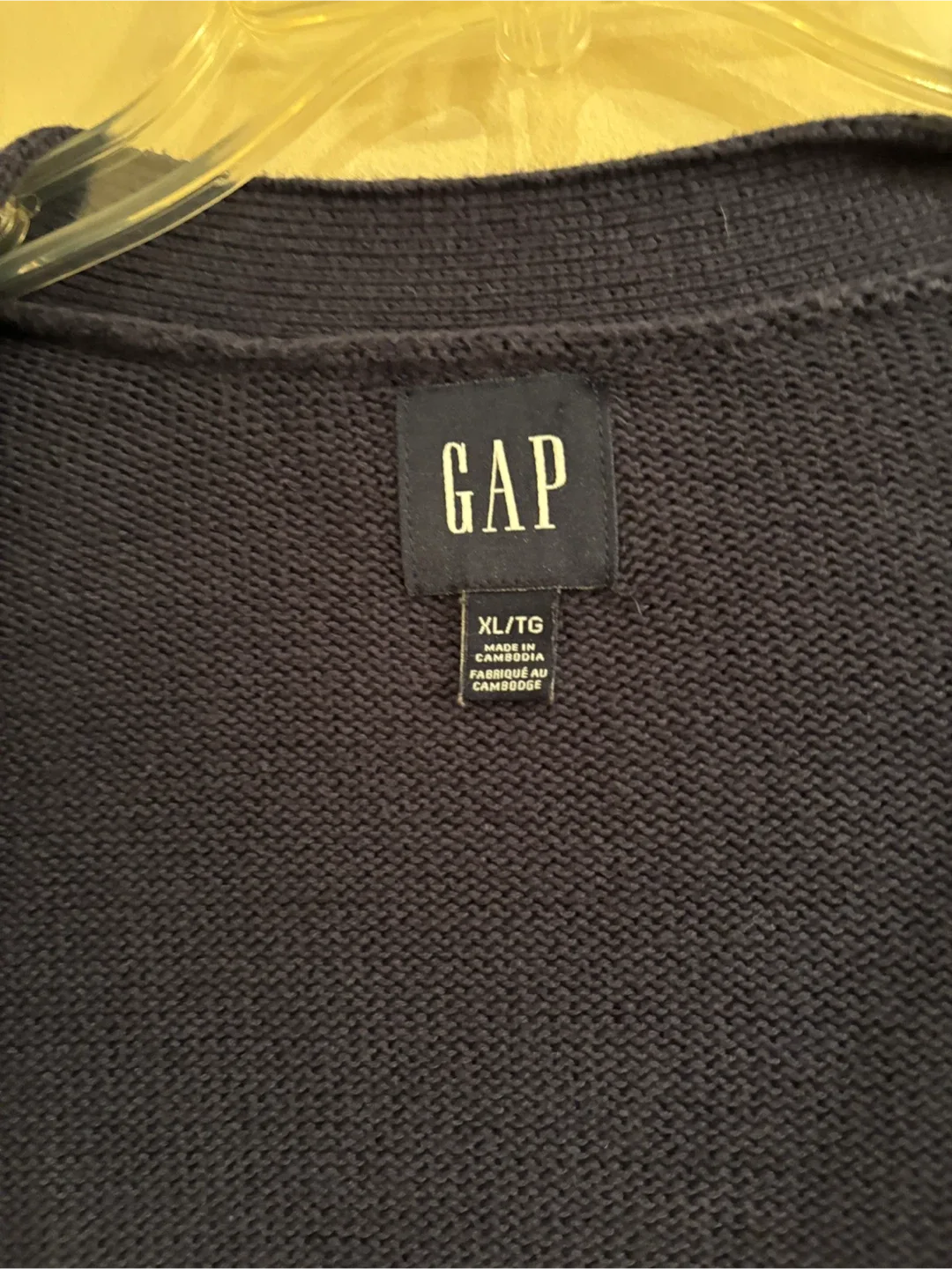 Gap Cardigan - XL - Navy Blue 🥕 image indicator(5)