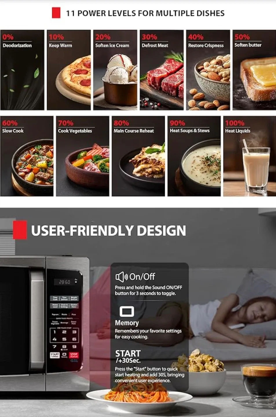 Toshiba Microwave Oven — Stainless Steel image indicator(3)