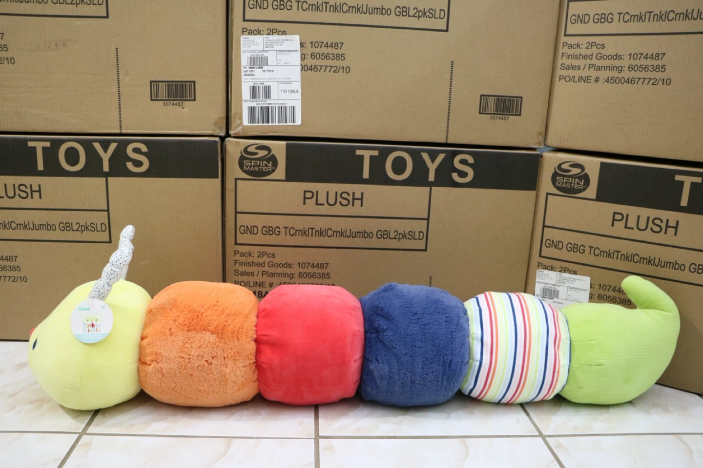 Colorful Plush Caterpillar Stuffed Toy 40 Inch - photo 3