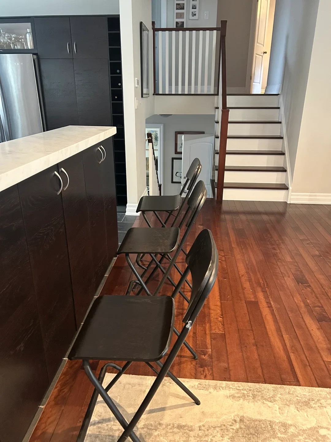 Folding Bar Stools - Set of 3 image indicator(3)