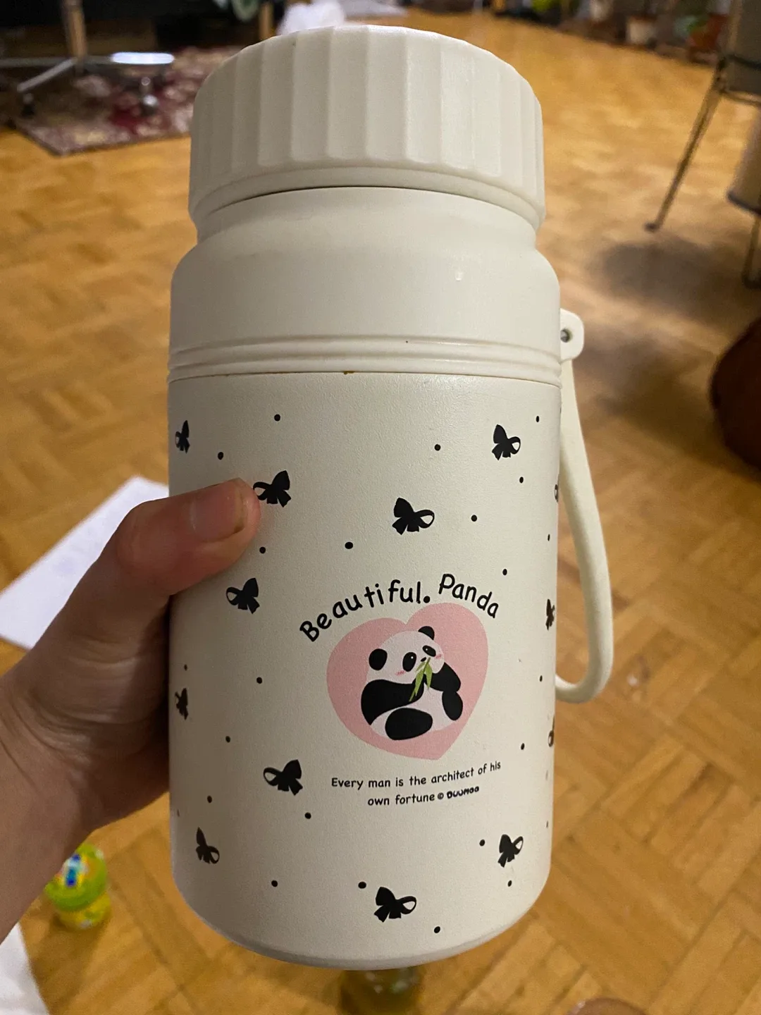 Beautiful Panda Water Bottle image indicator(2)