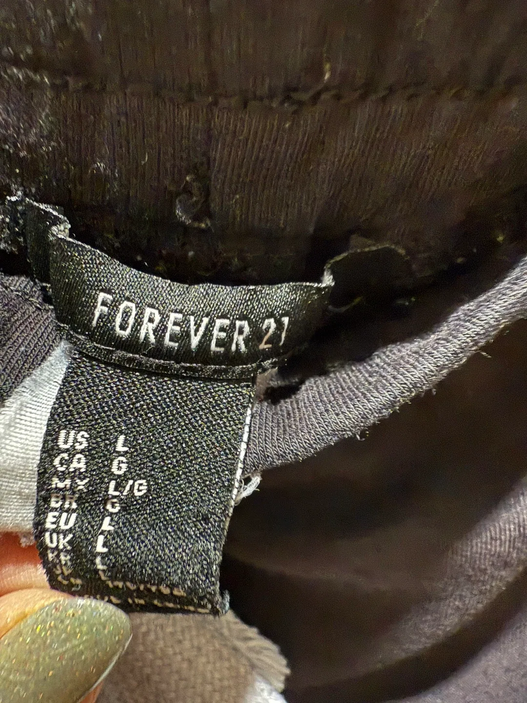 Aerie casual wear (M)Forever 21 Black Shorts Size L image indicator(4)