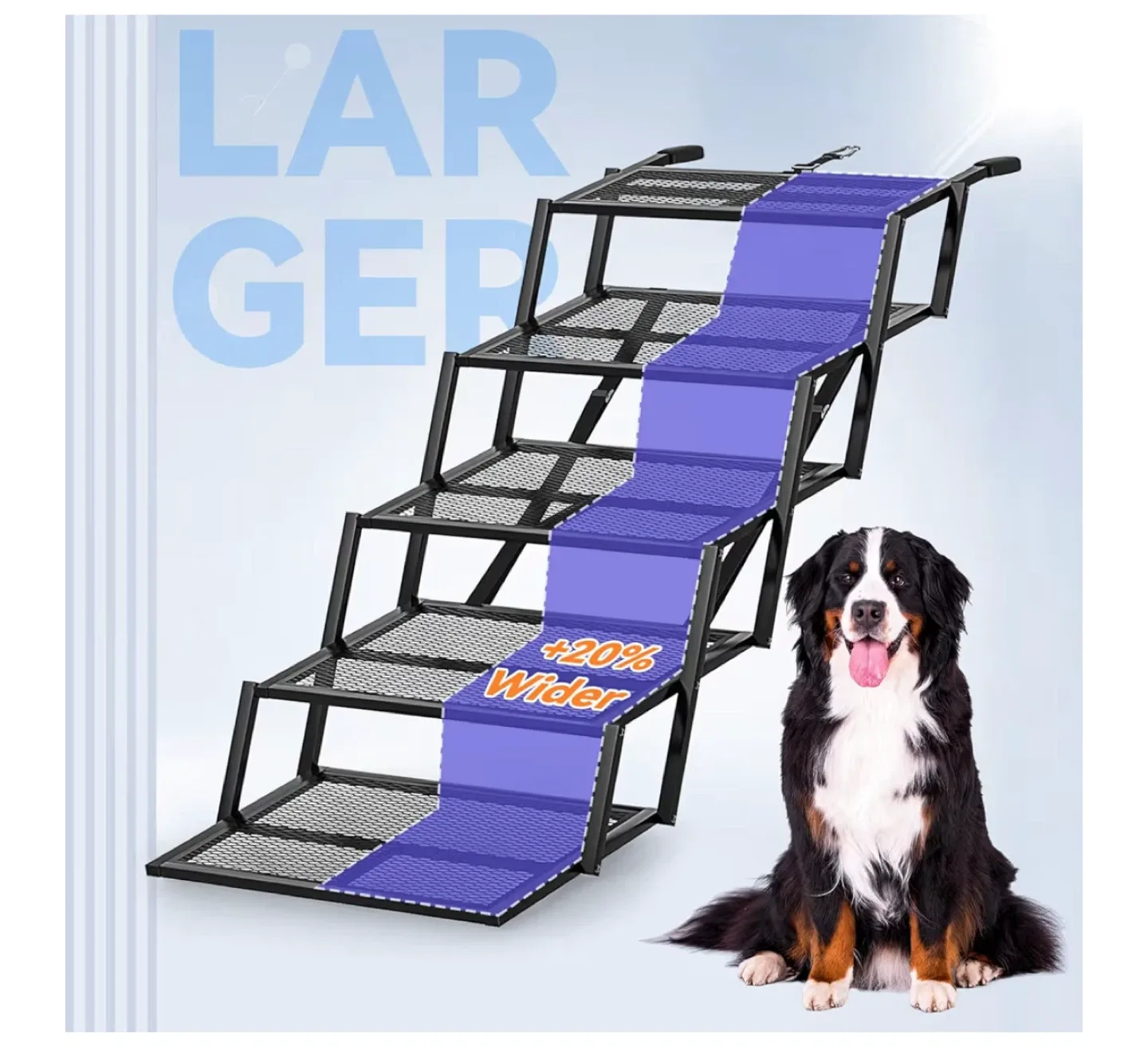 Portable Folding Dog Steps image indicator(2)