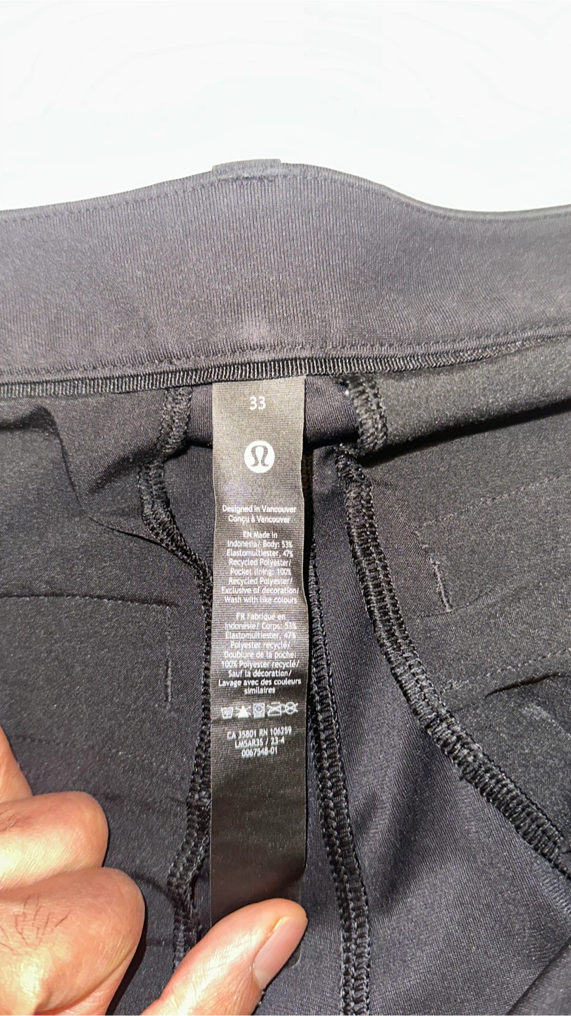 Lululemon ABC Pants Black Size 33x34 - photo 2