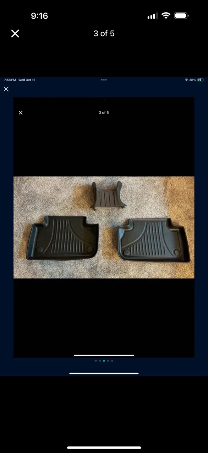 🥕Audi Q5/SQ5 18-25All Weather Floor Liners not 25 new body style image indicator(3)