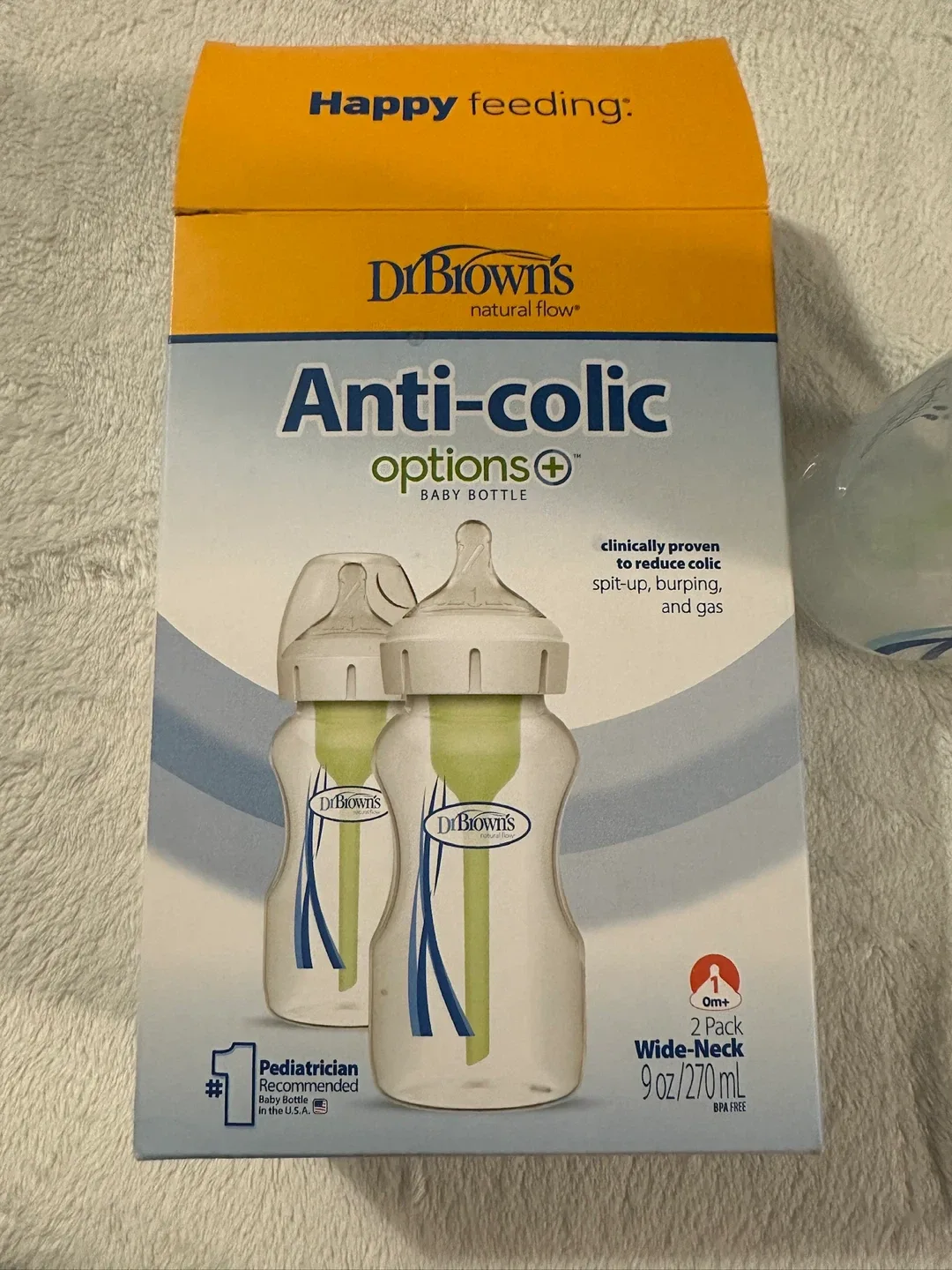 Dr. Brown's Anti-Colic Options+ Baby Bottles, 9oz image indicator(2)