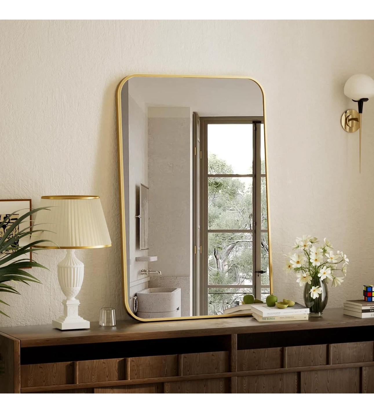 Gold Aluminum Framed Mirror 20*28