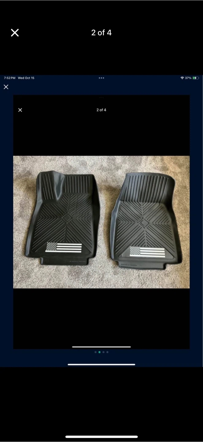 2015-20 Tesla Model X 6 Seater All-Weather Floor Liners - photo 2