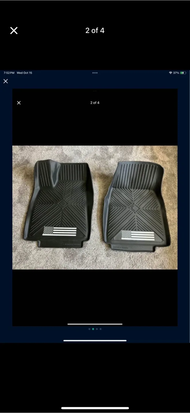 2015-20 Tesla Model X 6 Seater All-Weather Floor Liners image indicator(2)