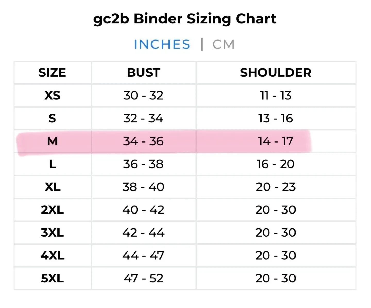 gc2b Chest Binder - Size M image indicator(4)