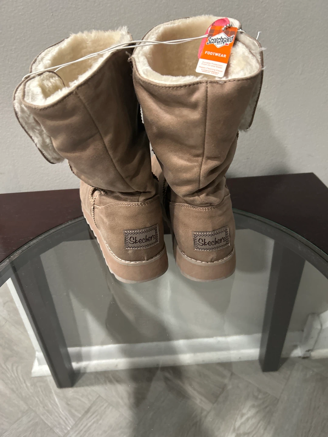 Brand New memory foam sketchers boots size 11 - photo 2