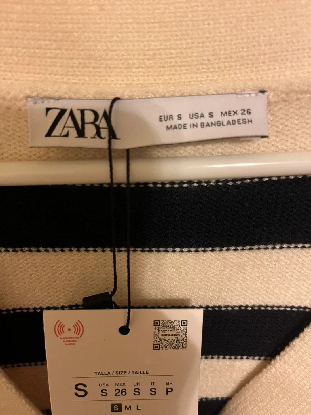 Zara - NEW with tag - Stripped knit cardigan image indicator(4)