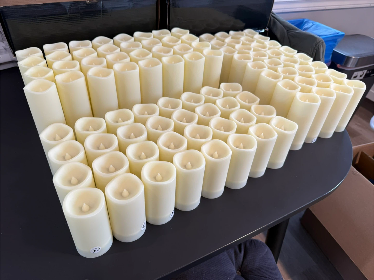 Flameless Candles with Remote (24 candles per box)