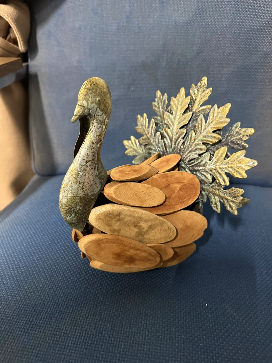 Thanksgiving Turkey Rustic Figurine
