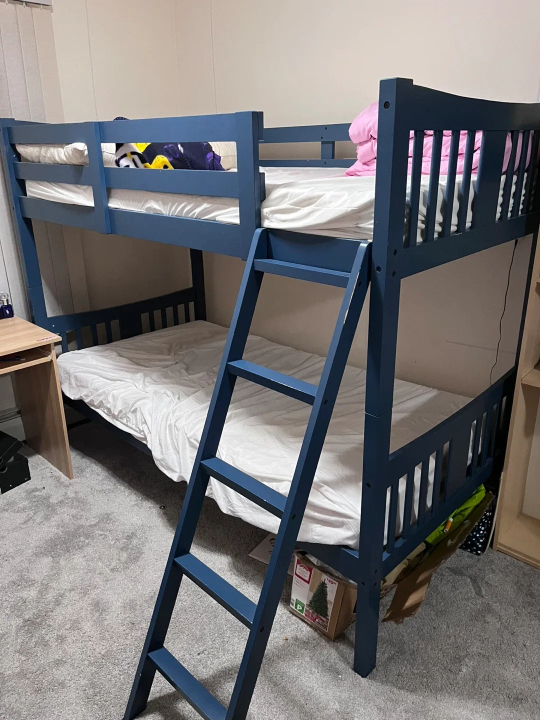 Blue Wooden Bunk Bed Frame image indicator(2)