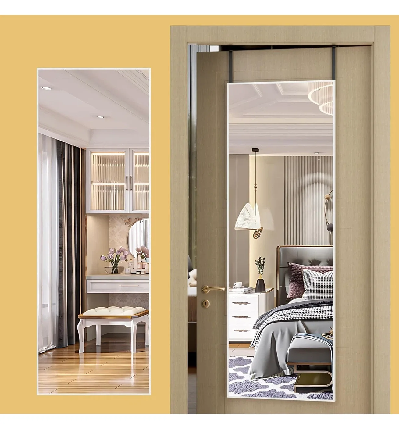 Full Length Over-the-Door Mirror image indicator(2)