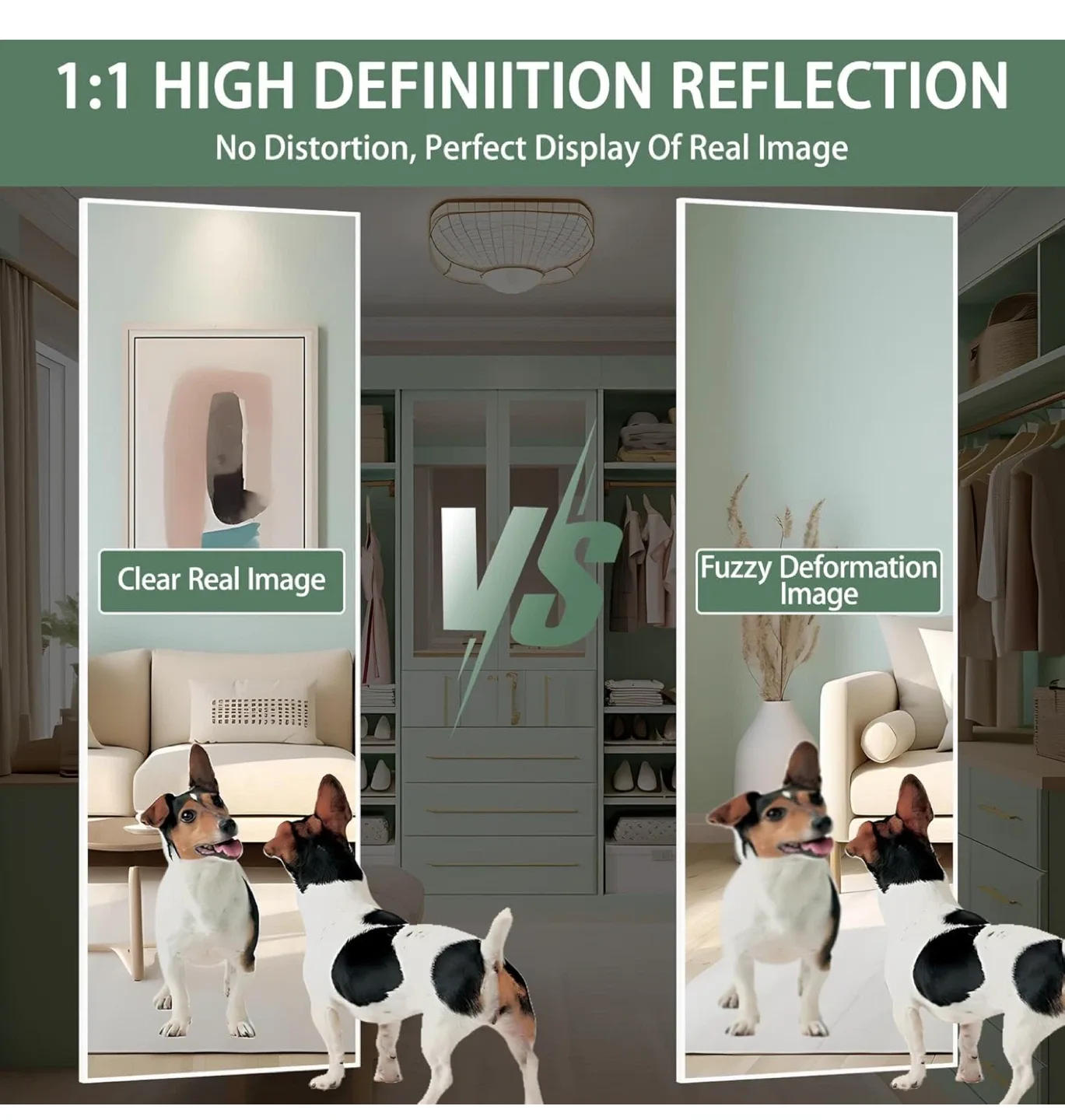 Full Length Over-the-Door Mirror image indicator(6)
