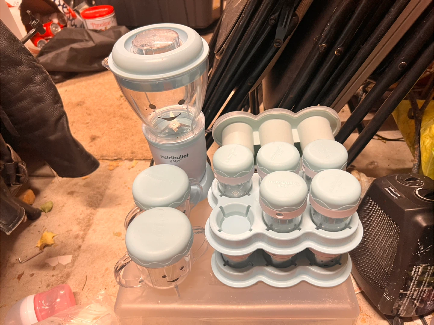 Baby bullet and containers