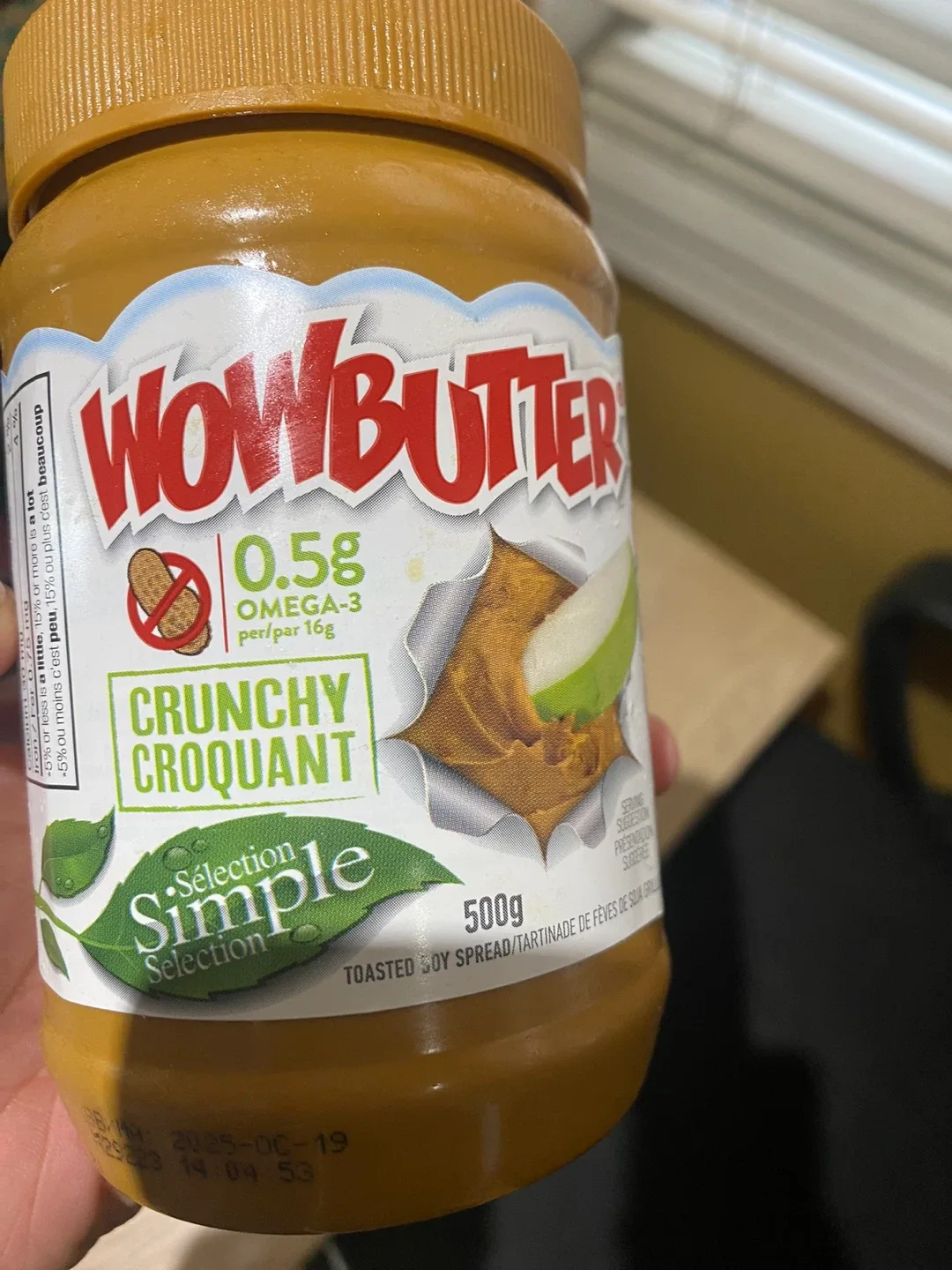 WOWBUTTER Crunchy Toasted Soy Spread 🥕
