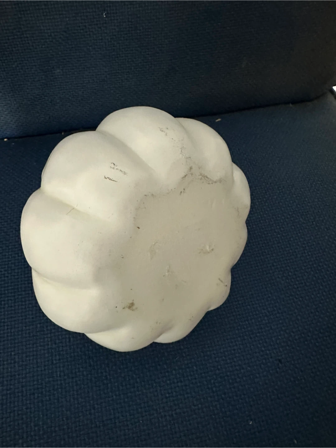 White Decorative Pumpkin - photo 3