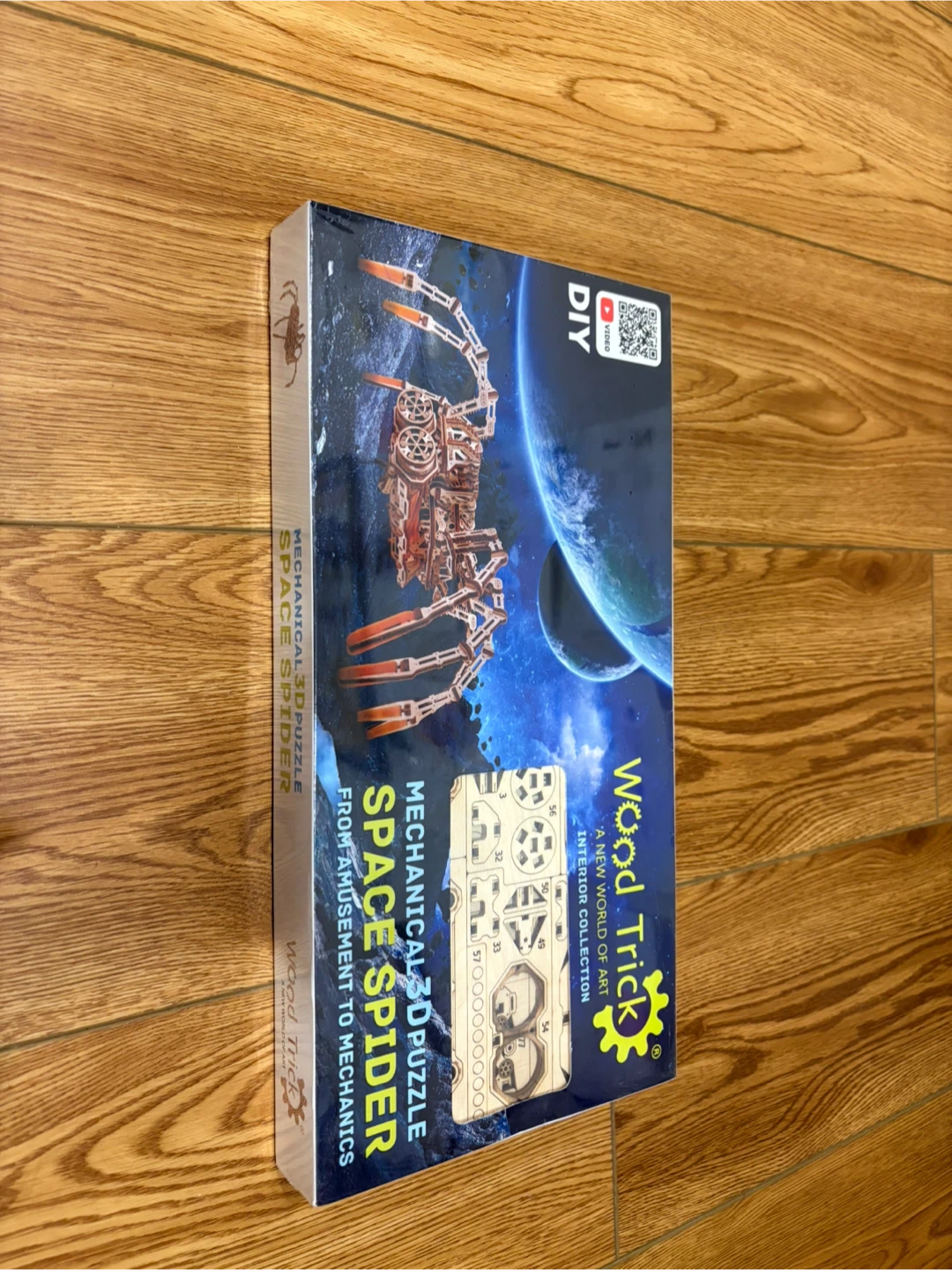 Wood Trick Space Spider Mechanical 3D wood puzzle - photo 2