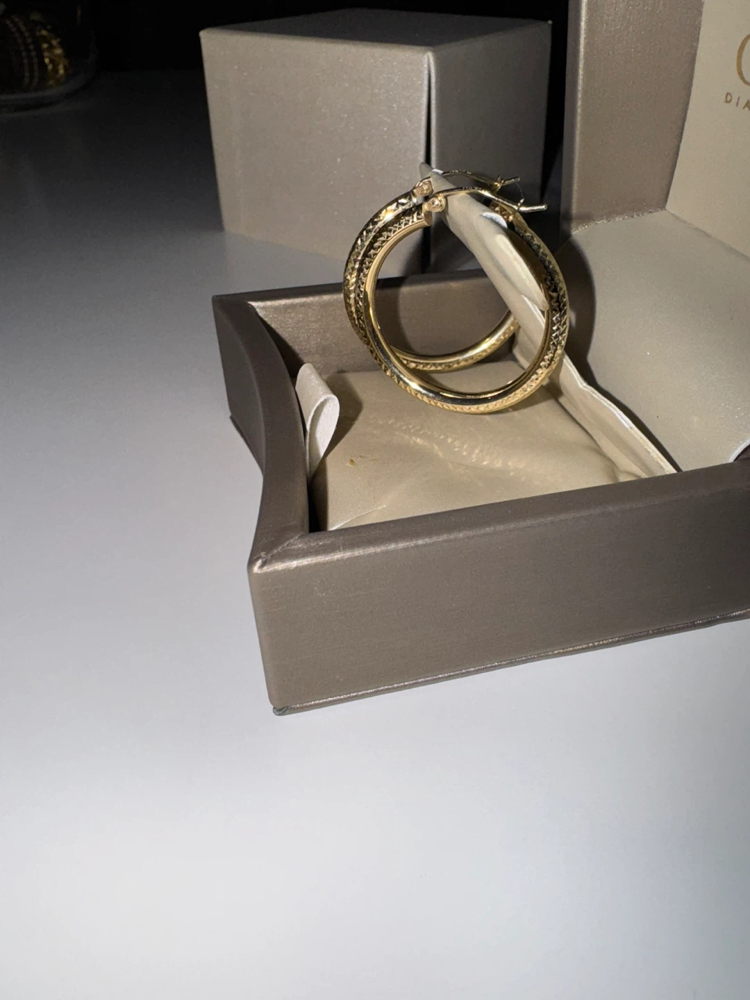 14 CARAT 5 GRAM Diamon Gold  Earrings - photo 5