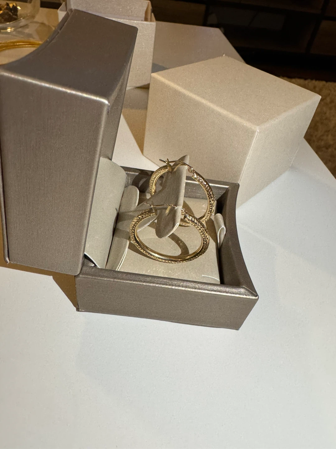 14 CARAT 5 GRAM Diamon Gold  Earrings - photo 3