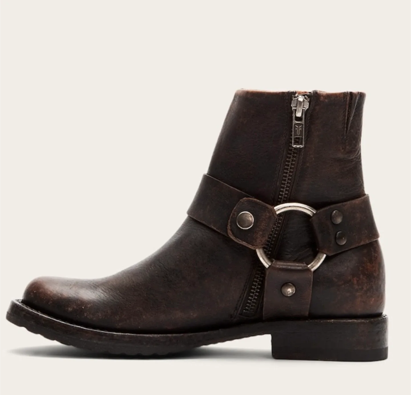 $60-Women’s Frye short boot leather size 6 image indicator(5)