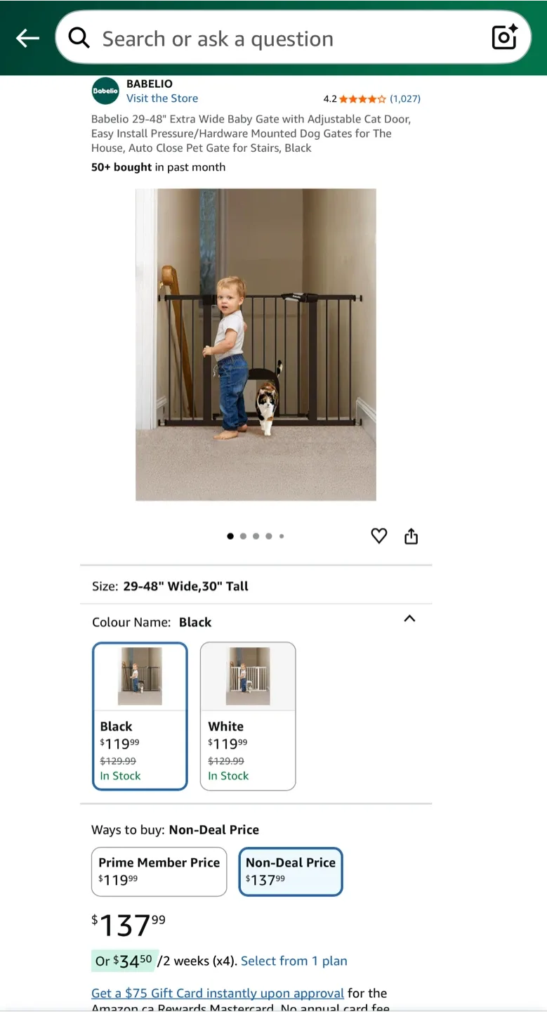 Babelio Pet & Baby Gate 29-48" image indicator(9)