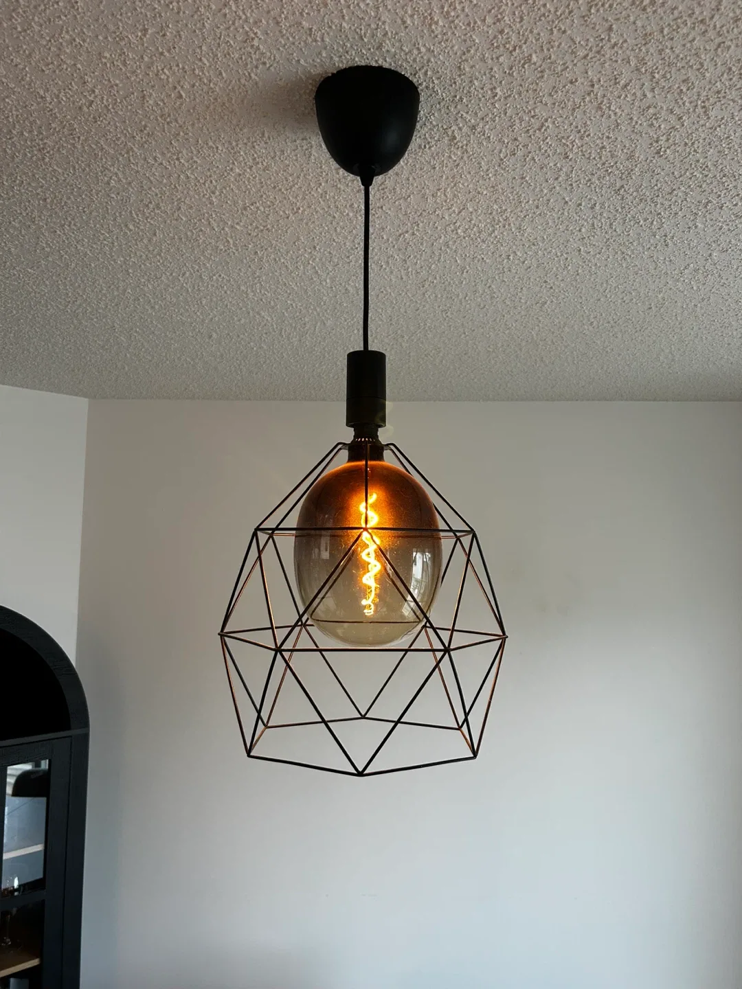 Black Geometric Pendant Light