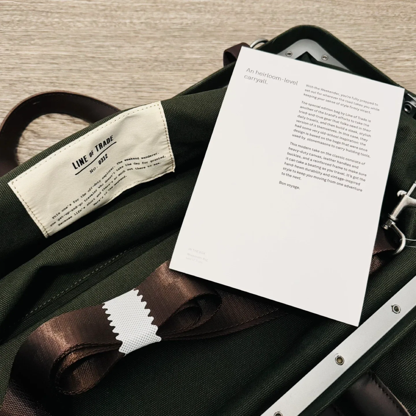 Line of Trade Weekender Bag - Olive Green 🥕 image indicator(6)