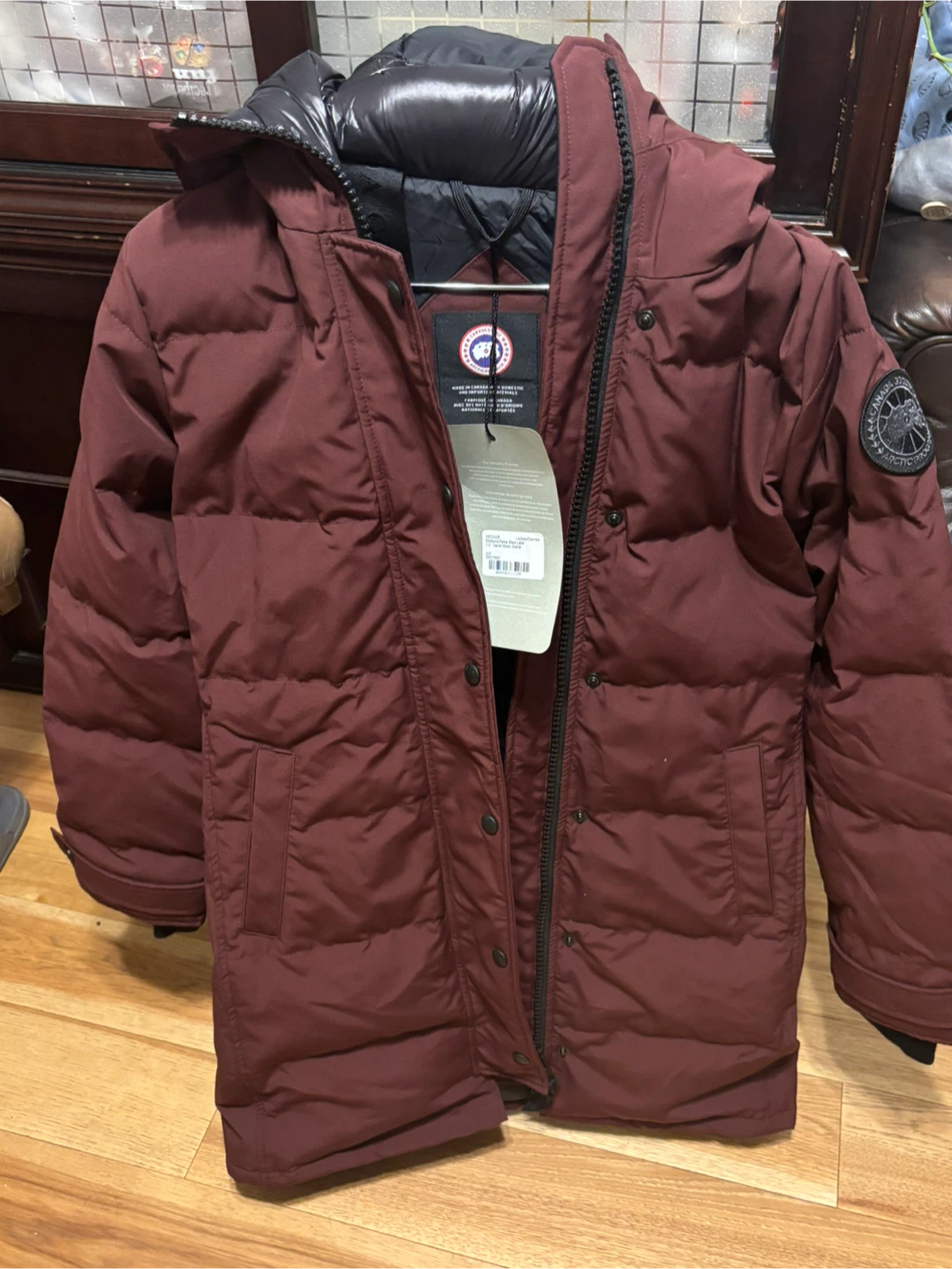 Canada Goose Shelburne Parka - Garnet Stone - Size S - photo 2