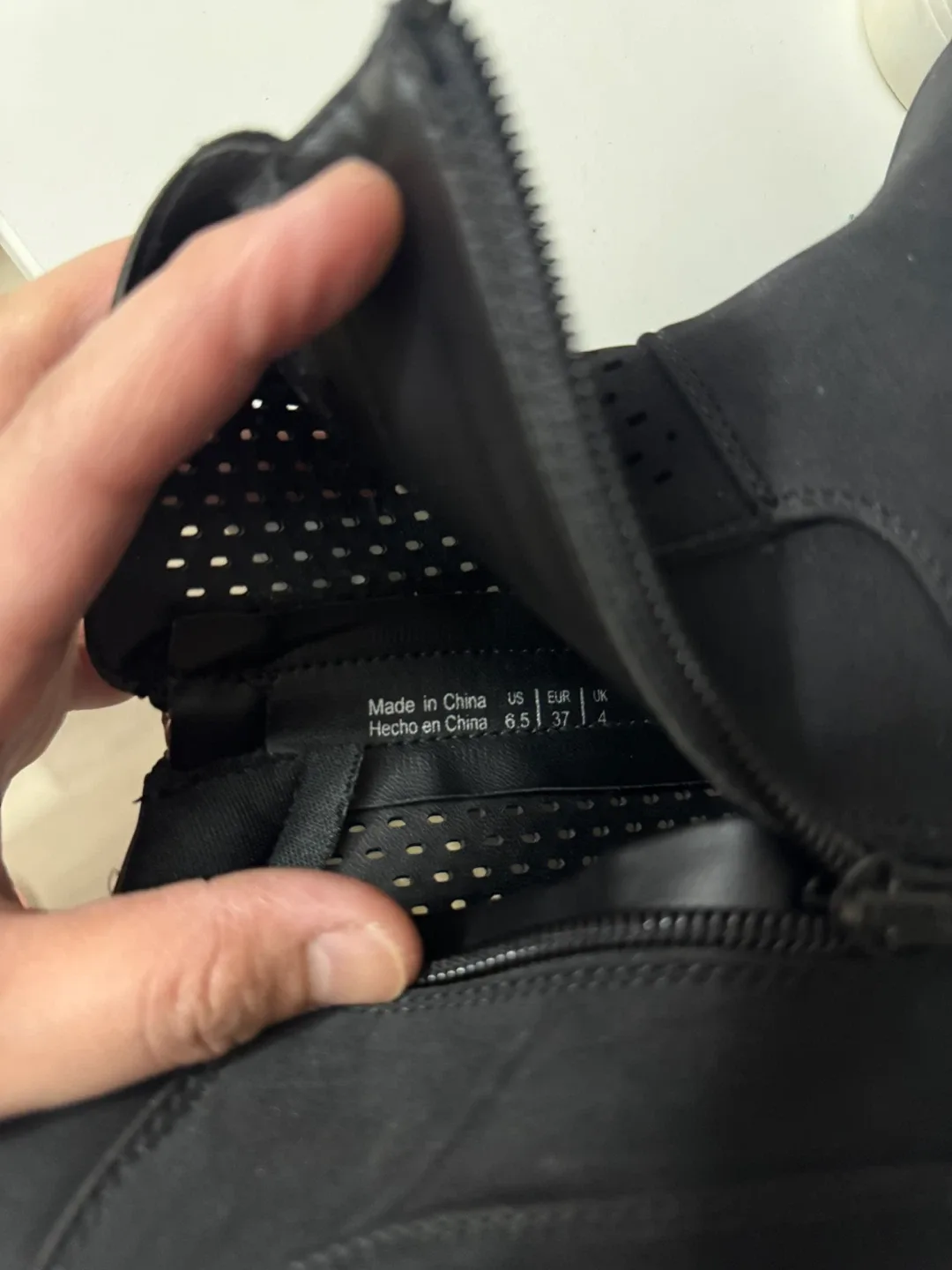 Call It Spring Black Wedge Sneakers - Size 6.5 image indicator(5)