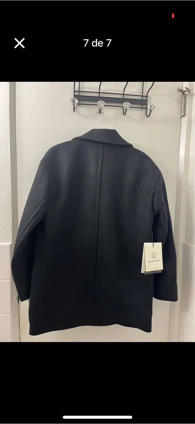 Aritzia Babaton Promenade Coat - Virgin Wool, Black, S image indicator(4)