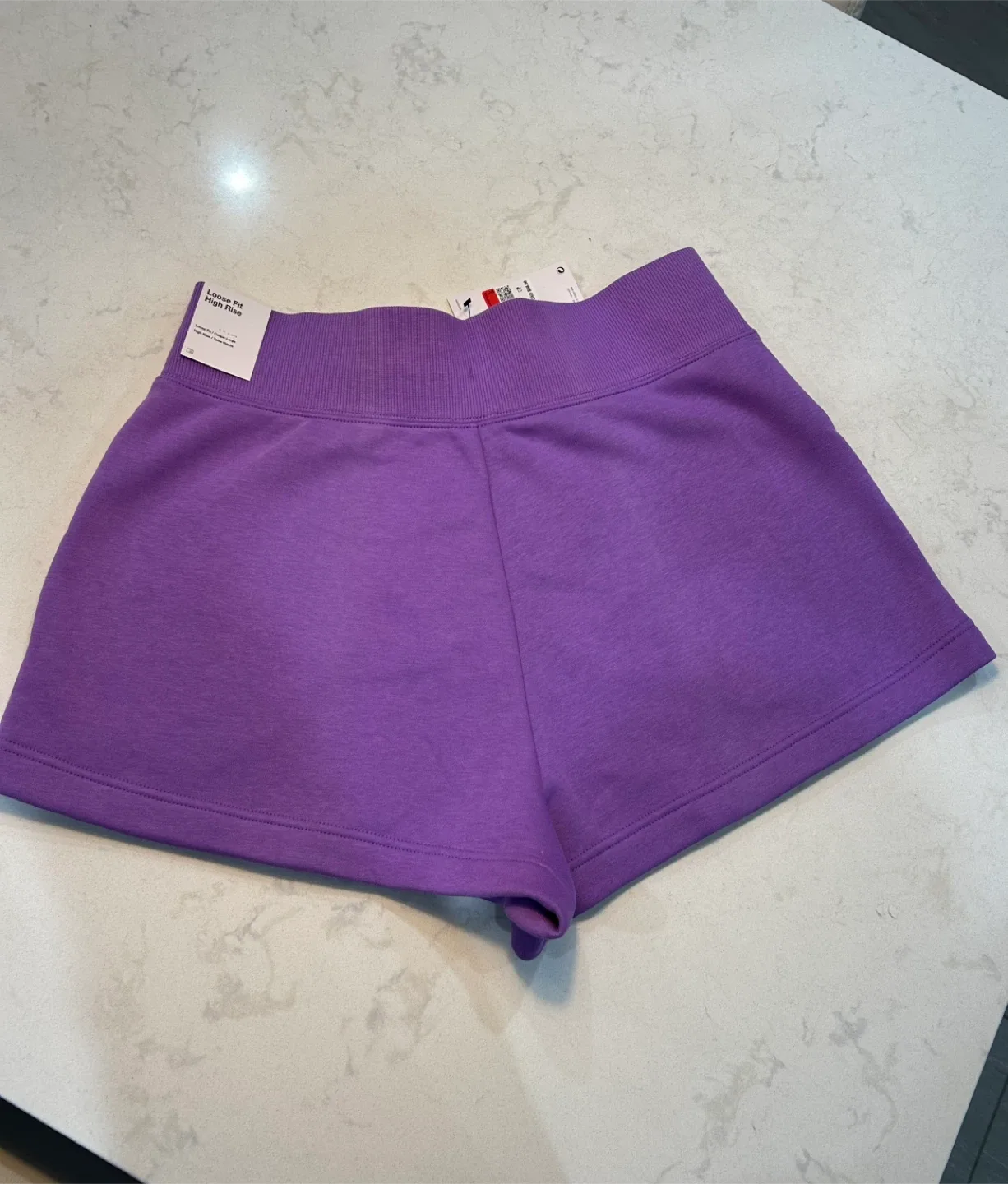 Nike Women's Everyday Training Shorts Purple image indicator(2)