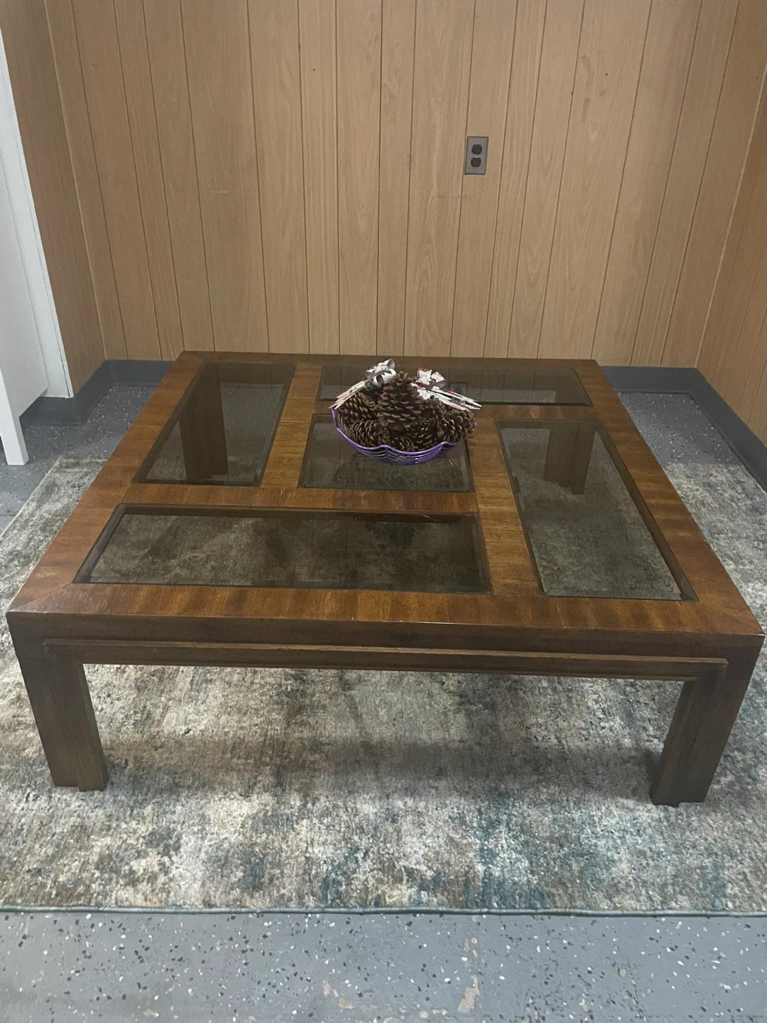 Wood & Glass Coffee Table image indicator(2)