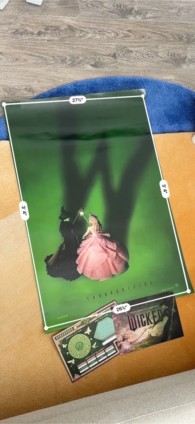 Wicked Poster 27" x 34" 🥕 image indicator(2)
