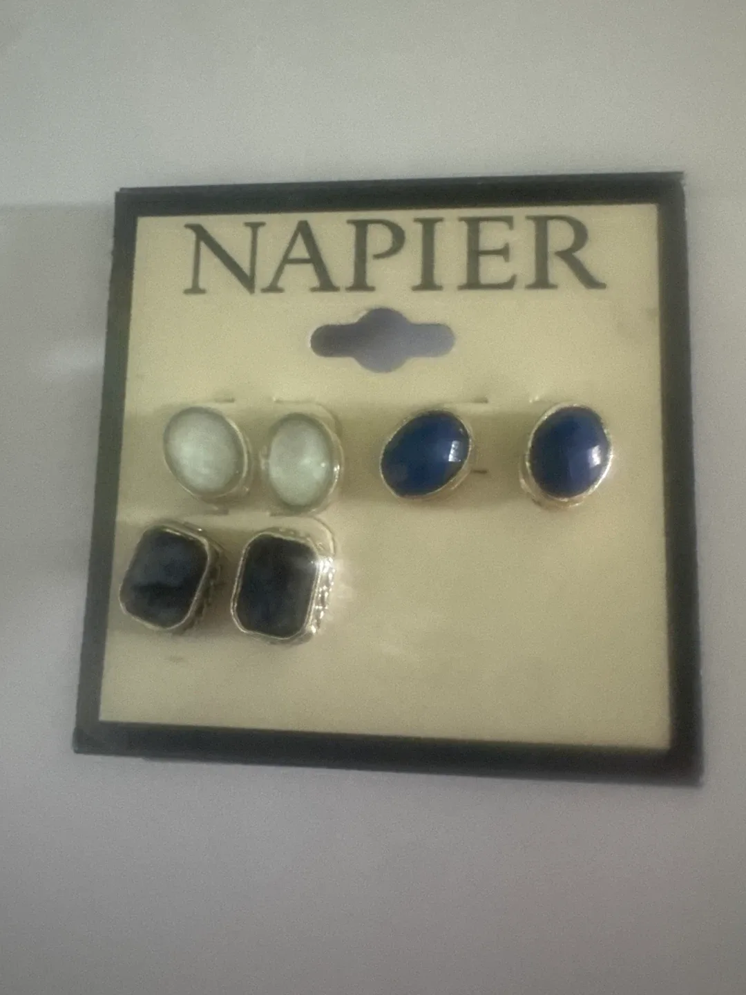 Napier Earrings - New on Card
