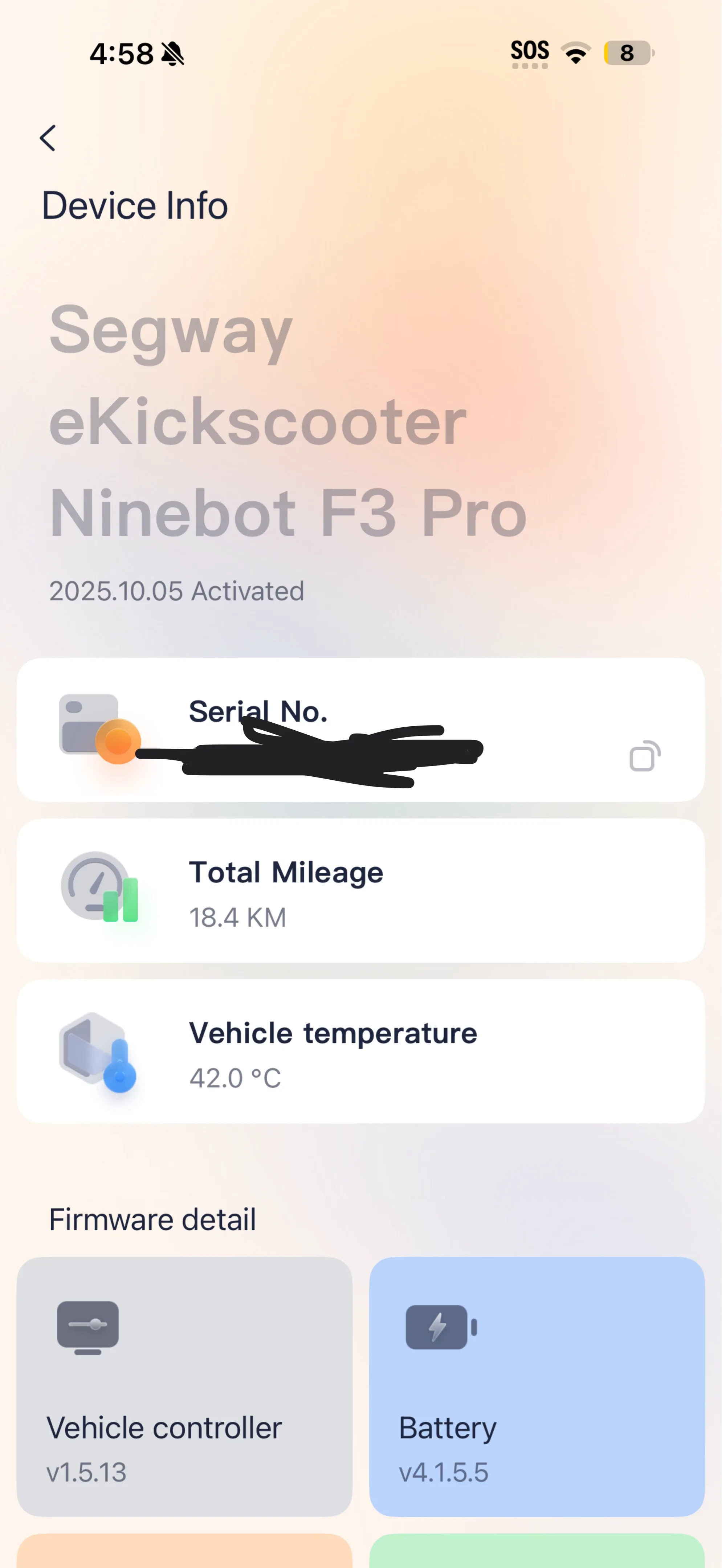 Segway Ninebot F3 Pro Electric Scooter — excellent condition!!! image indicator(5)
