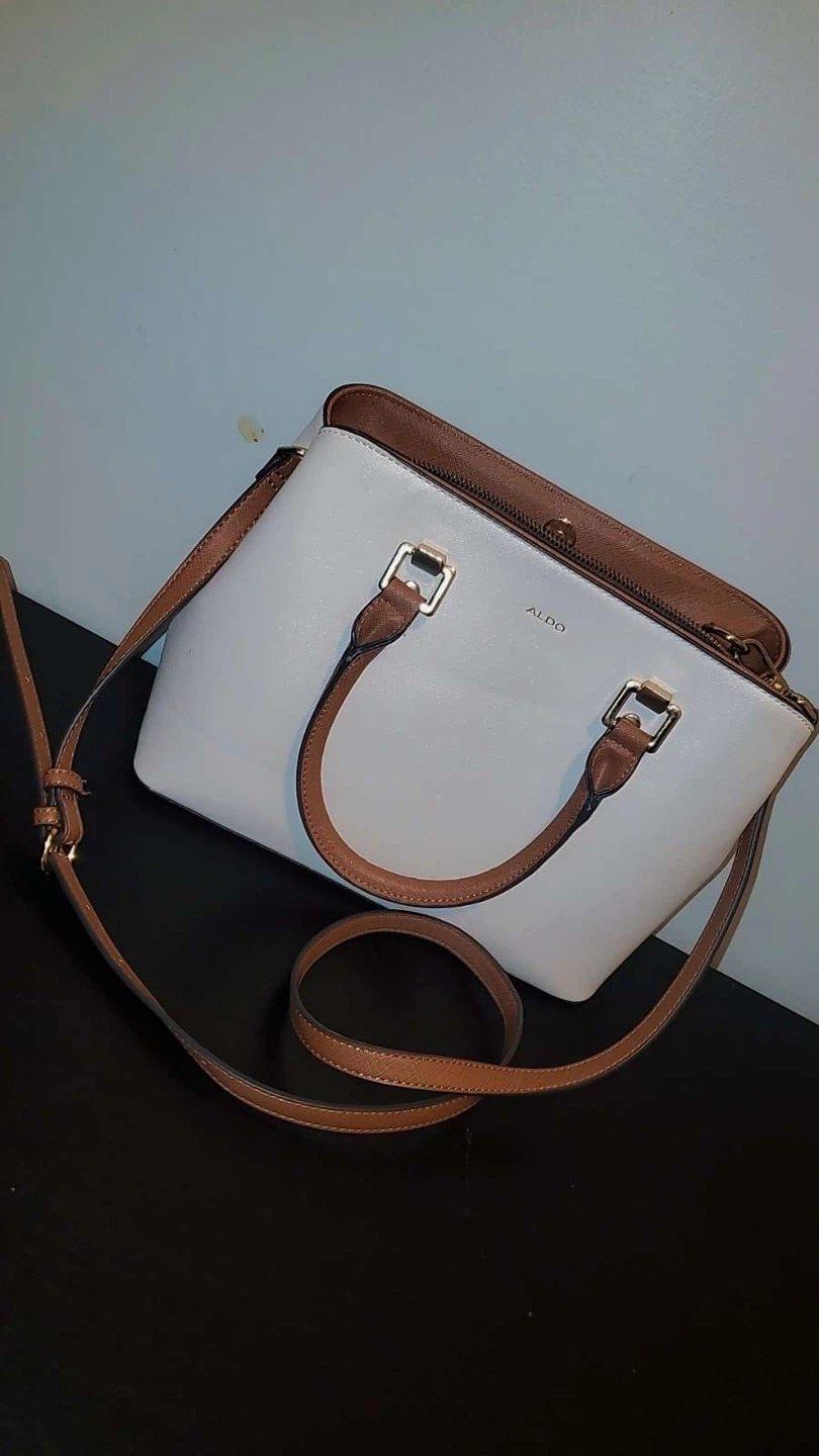 Aldo White Satchel Bag