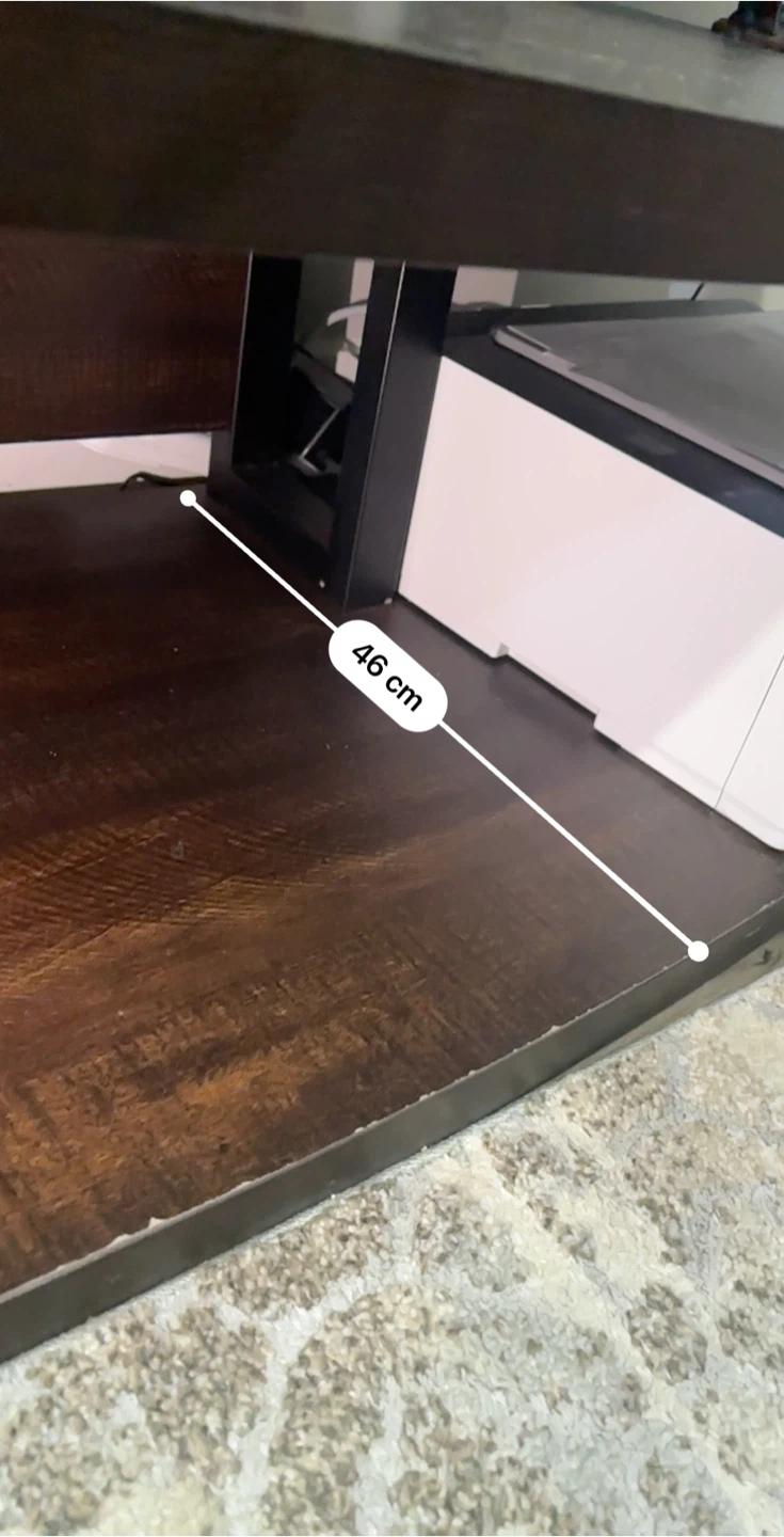 Brown Wooden TV Stand - 1.2m Length - photo 2