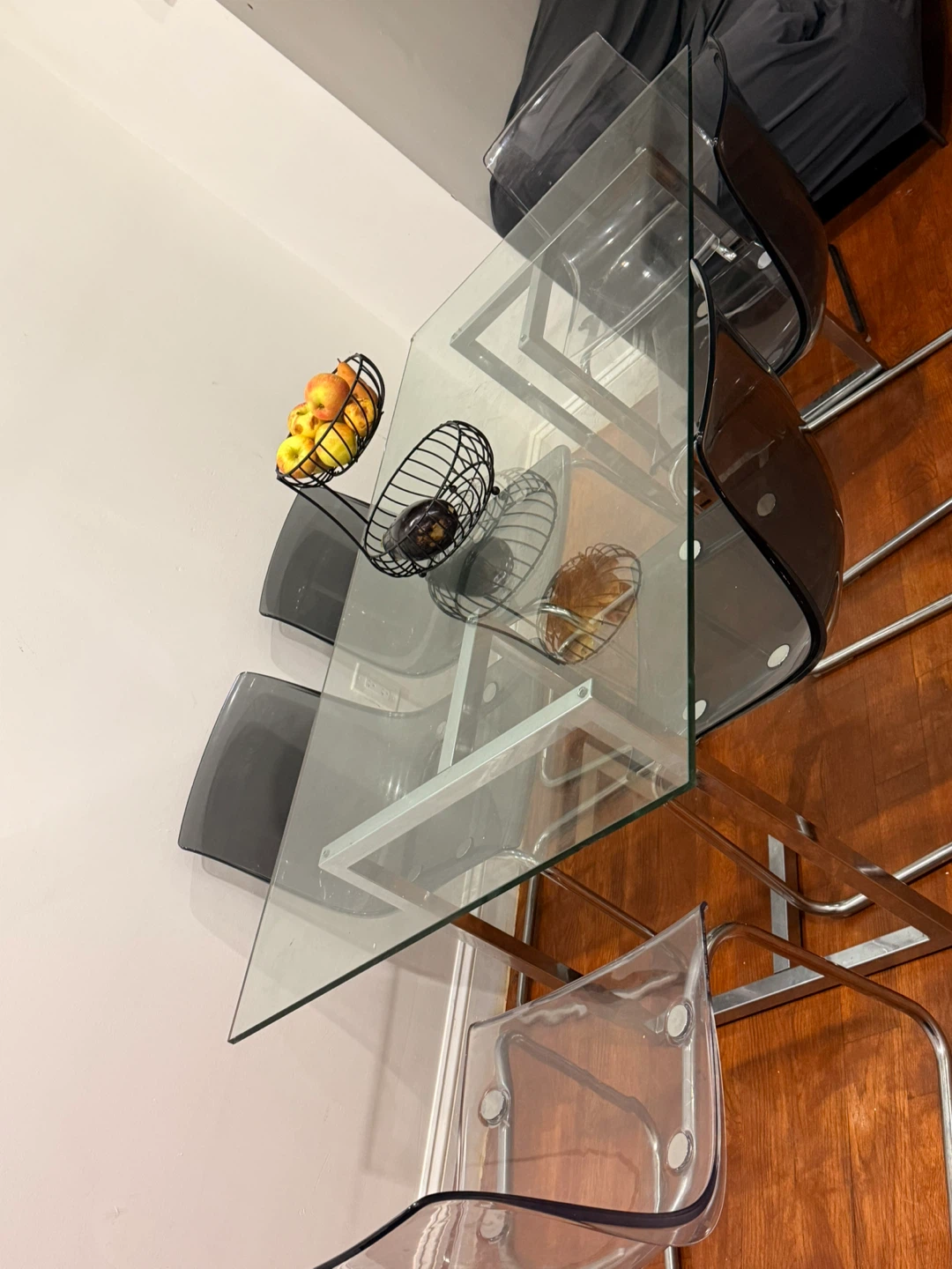 Glass Dining Table with 6 Chairs - photo 4