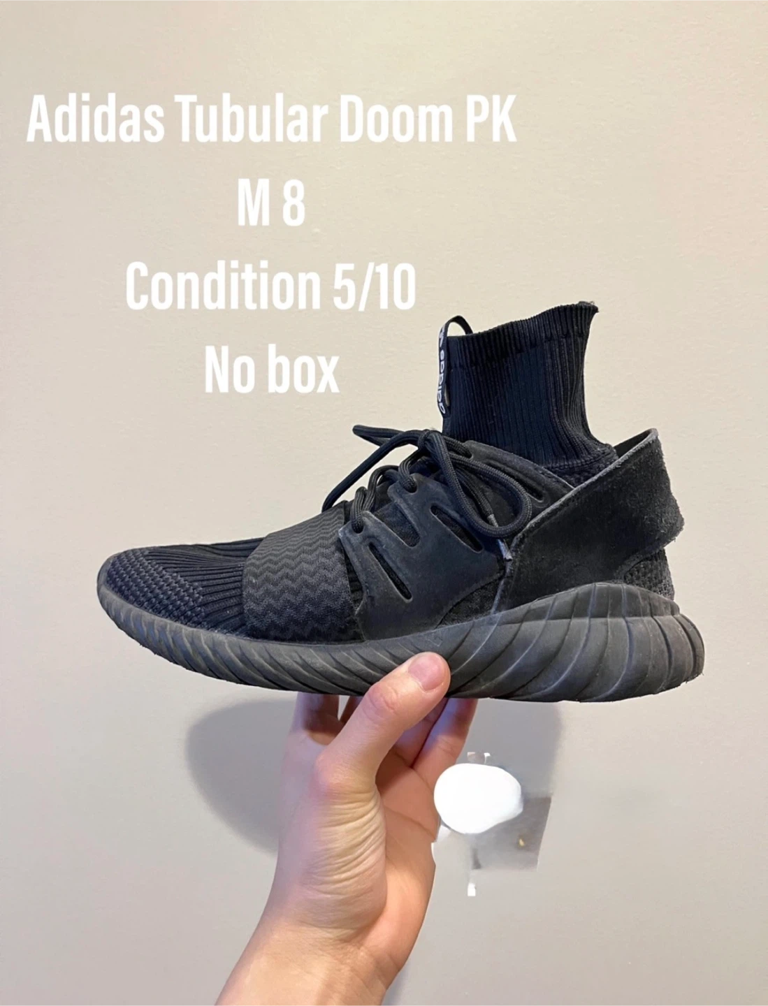 Adidas Tubular Doom PK Sneaker size 8 - photo 2