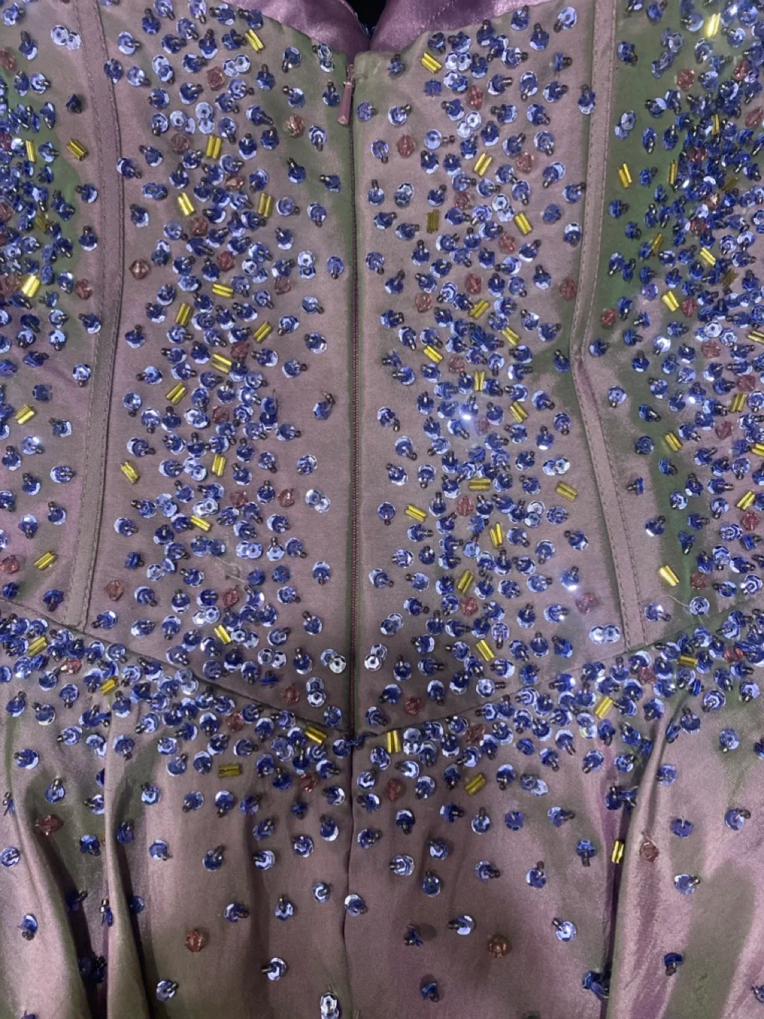 Moving!!! The part y EDIT!!!Purple Beaded Dress - Size 6 image indicator(4)