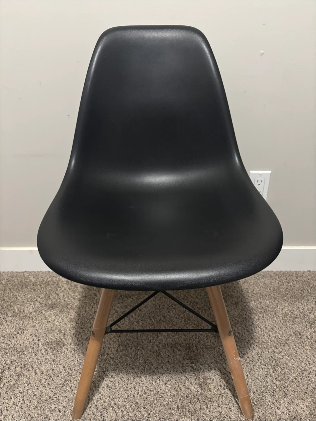 Dining Table with 2 Black Chairs - photo 4