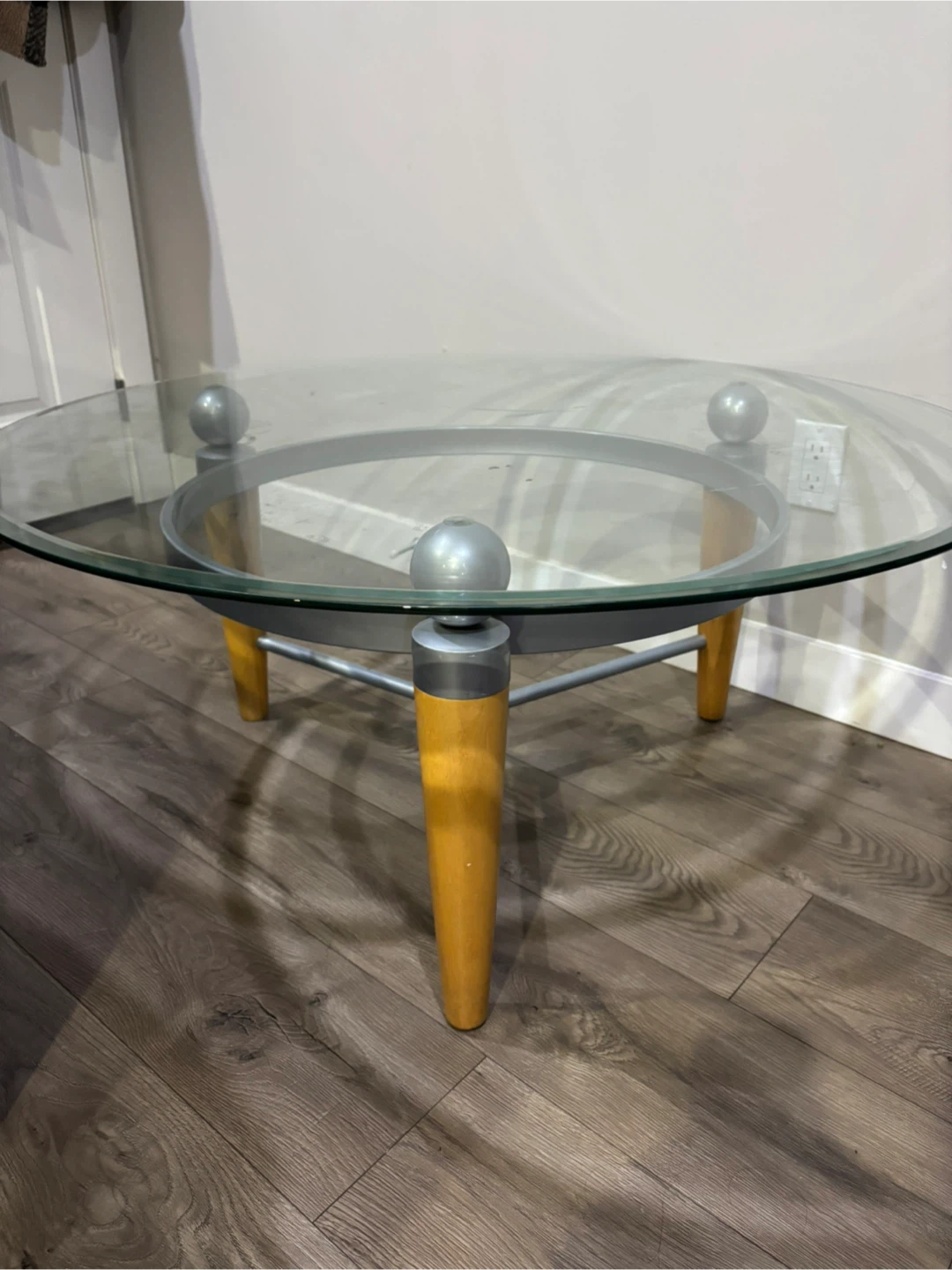 Glass Coffee Table - Round - photo 3