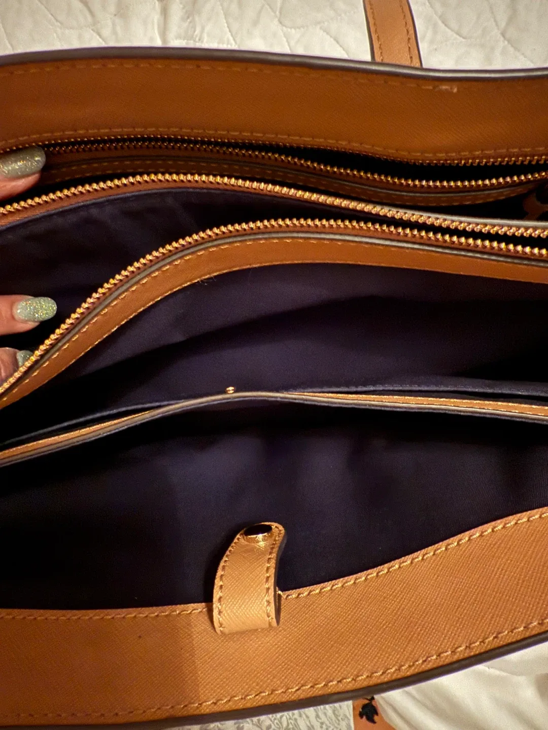 Tory Burch Tan Tote Bag(like new!) image indicator(5)